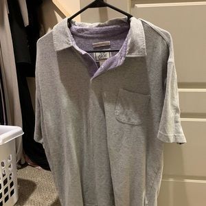 Grey polo shirt